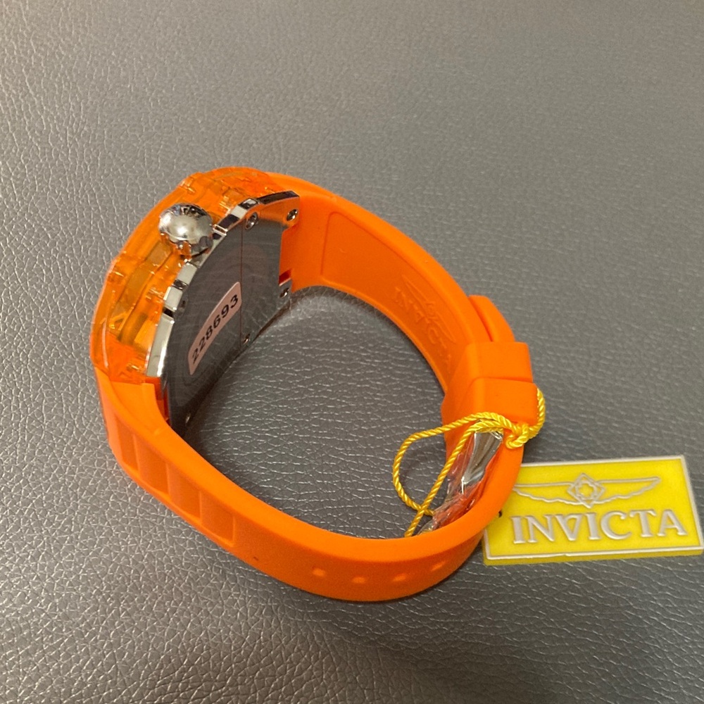 Invicta Racing Cyclone Men's Watch - 48.5mm, Orange (48446) - Picture 3 of 7